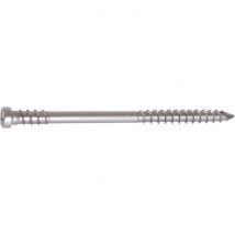 Vis Terrasse - Spax - Autoperceuse - Spécial Caillebotis - Tête Cylindrique - Inox A2 - 5 X 80/37,50 Mm - Boîte De 100 - Bricoman