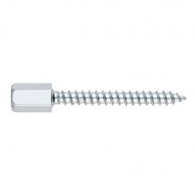 Boite De 50 - Piton D'Ancrage Femelle Pour Tige Filetée - Zingué M6 X 65 - Bricoman