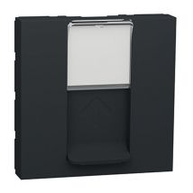 Prise Rj45 Unica - S-one - 2 Modules - Anthracite - Bricoman