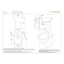 Bidet Compact Gain De Place Easy Céramique Traditionnelle Sanindusa A Poser Au Sol Blanc - Bricoman