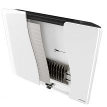 Radiateur Verre Connecté Verali Plinthe 1500w Noir Brillant - Atlantic - 507664 - Bricoman