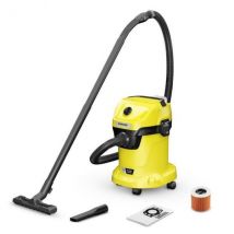 Aspirateur Eau Et Poussieres Sans Fil Karcher Wd3-18 V-17/20 - Jaune Et Noir - Plastique - (sans Batterie Ni Chargeur) - Bricoman