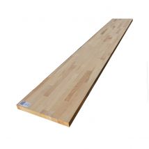Tablette Frêne Bois Massif, L.200 X L.30 Cm, Ep.18 Mm - Bricoman