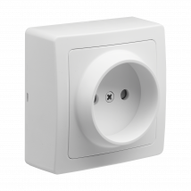 Blok Prise De Courant 2p Blanc - Bricoman