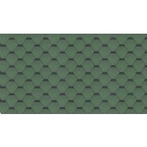 Bardeaux Bitumineux Hexagonal Rock H-green, Couleur Vert - Bitume Toiture - Bricoman