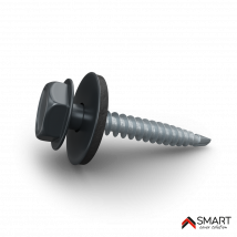 Vis Auto Perceuse - Bac Acier - Tôle De Couverture - Toiture - 4.8x35mm, 250 Pcs, Gris Anthracite Ral 7016 - Bricoman