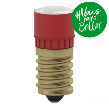 Lampe Led Rouge Pour Voyant De Balisage Ip55 Ik07 - Mureva Styl - Bricoman