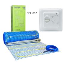 Kit Chauffage Au Sol 11 M², 170 W/m² + Mst-1 Thermostat - Bricoman