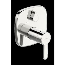 Hansa Hansadesigno Style Mitigeur De Bain Et Douche, Encastré, Chrome, 81119593 - Bricoman