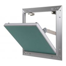 Trappe De Visite Alu Hydro Semin - 500 Mm X 500 Mm X 12.5 Mm - Ouverture Poussez/lâchez - Pièces Humides - Murs Et Plafonds - Bricoman