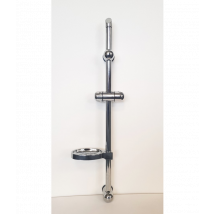 Barre De Douche Réglable Chromée - Bricoman