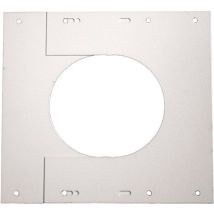 Plaque De Finition - Ten - Pour Conduit Concentrique Diamètre 80/125 Mm - Bricoman