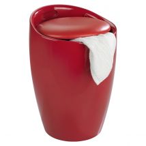 Tabouret De Salle De Bain Candy Rouge - Bricoman