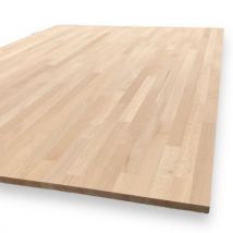 Planche De Bois Massif En Hêtre Vaporisé De 42x1220x2100 Mm - Bricoman