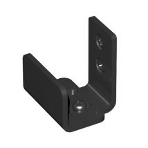 Guide Bas Métallique Noir Type Barn Door Pour Slid'up 240 - Bricoman