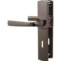 Poignée De Porte Intérieure - Muze - Vachette - Diamant Noir - Clé L - 195 Mm - Bricoman