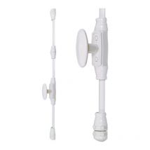 Fausse Crémone Blanc Calcaire Étroites À Bouton - Bricoman