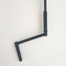 Manivelle Acier Avec Tige Ronde Ø 12mm Pour Volet Roulant - Gris - Bricoman