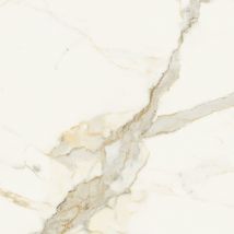 Carrelage Sol / Mur Effet Marbre Beige 120x120 Cm - Scultorea Calacatta Oro Fino J406 - Bricoman