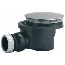 Bonde De Douche Sh 90mm Avec Capot Métal Rond - Bricoman
