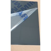 Crédence Aluminium Gris Noir Ral 7021 Sat H 25 Cm X L 140 Cm - Bricoman