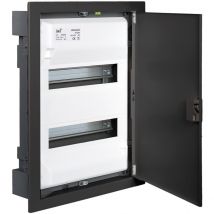 Coffret Modulaire Encastré Métal Anthracite 2 Rangées - Solera - Bricoman