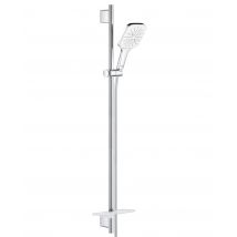 Rainshower 130 Smartactive Cube Set De Douche 3 Jets Blanc Lune - Bricoman