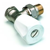 Comap Robinet Manuel Équerre À Simple Réglage À Visser Pour Radiateur - Femelle 1/2" (15x21) - Eurosar - 418u - 418204 - Bricoman