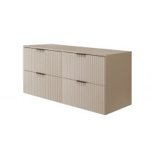 Meuble De Salle De Bain À Suspendre Avec Le Plan Flow Cachemire 120 Cm - Bricoman