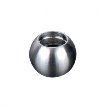Boule De Finition Pour Tube Rond Ø10mm - Diamètre Extérieur 16,5mm - À Coller - Inox 304 - Bricoman
