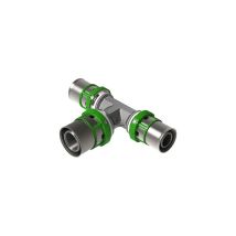 Té Réduit À Sertir - S1 Ø26x3mm - S2 Ø16x2mm - S3 Ø26x3mm - Tecnomat