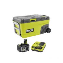 Pack Ryobi 18v Glacière Hybride Sur Roues 23 L - 1 Batterie 8,0ah - 1 Chargeur Rapide 8,0ah - Bricoman