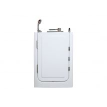 Baignoire Balnéo Avec Porte - 1 Place Assise - 220l - 101,5 X 69 X 99 Cm - Baruva - Bricoman