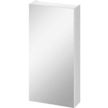 Armoire De Toilette Miroir 40 Cm Blanc Brillant Malta - Bricoman