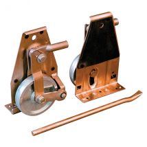 Coins Roulants X2 À Levier - Roues Acier - Mj1000a - Bricoman