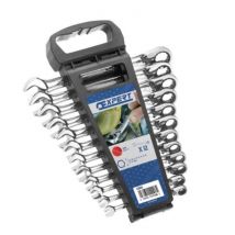 Expert - Jeu De 12 Clés Mixtes À Cliquet Sur Rack - E111106 - Bricoman