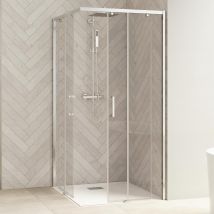 Porte De Douche Coulissante Kinedo Smart Design Gauche (à Coupler Avec La Droite) L 1,00 M H 205cm - Bricoman