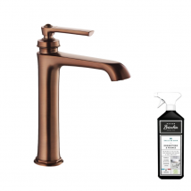 Mitigeur Lavabo Haut Paini Lady's 180 Auburn + Nettoyant Briochin - Bricoman