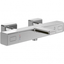 Mitigeur Bain Douche Thermostatique Villeroy Et Boch Universal Carré Chrome - Bricoman