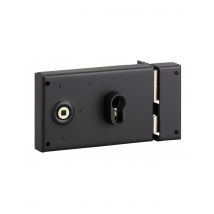 Thirard - Boitier De Serrure Horizontale En Applique Double Entrée À Fouillot Pour Entrée, Droite, Axe 53mm, 140x88mm, Noir - Thirard - Bricoman