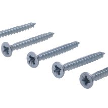 Vis À Bois Tête Fraisée Pz Zinguée Viswood Filet Total 4x15 Mm (x25 Vis) - Bricoman