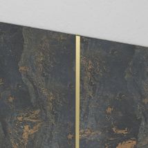 Profilé De Jonction En Aluminium Finition Or Brossé Pour Panneaux Muraux - 20x5x2100 Mm - Bricoman
