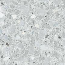 Carrelage Sol Extérieur Antidérapant Effet Terrazzo 80x80 Cm Monaco R Gris Antideslizante - Bricoman