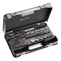 Coffret De Douilles 1/4" Et 1/2" 6 Pans Métriques (56 Pcs) - Facom Rs.161-2 - Bricoman