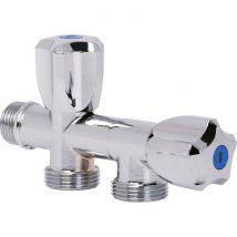 Robinet Double Sortie Droit - Bricoman