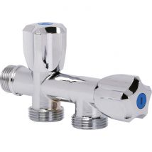 Robinet Double Sortie Droit - Bricoman
