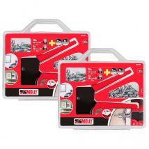 Lot De 2 Kits De 20 Chevilles + Pince Molly - Bricoman