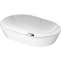 Duravit D-neo Lavabo À Poser 60x40x12,5cm Sans Trou Pour Robinetterie Céramique Blanc - Bricoman