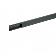 Goulotte De Câbles Goulottes Électriques Pvc 2 M 20x35 Mm, Tehalit.lf, Noir - Bricoman