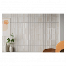 Carrelage Effet Zellige - Bonny Cream 20x6,5 - 20x6,5 Brillant - Bricoman